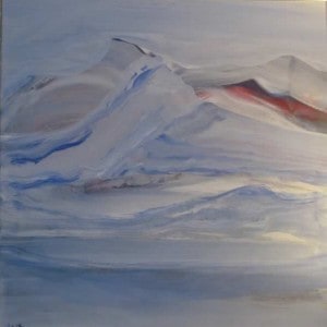June Kaplan Painting - Climb