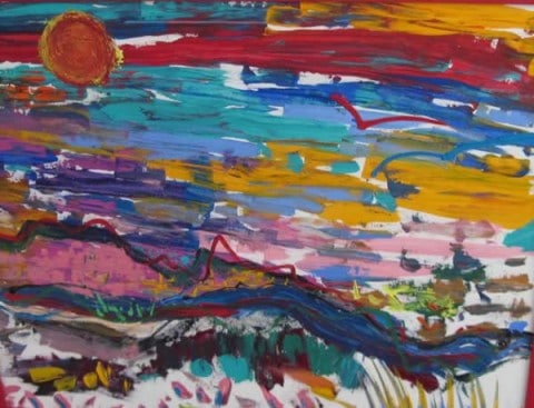 June Kaplan Painting - Louse Point