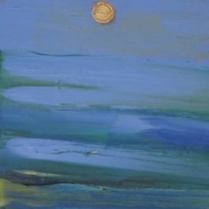 June Kaplan Painting - Low Tide