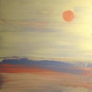 June Kaplan Painting - Silent Day