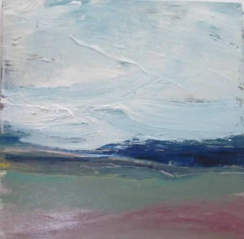 June Kaplan Painting - Wind