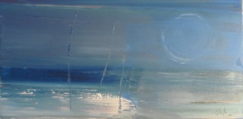June Kaplan Painting - Twilight