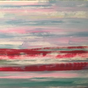 June Kaplan painting - Restless
